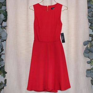 Lulu’s, Red Skater Dress, XS